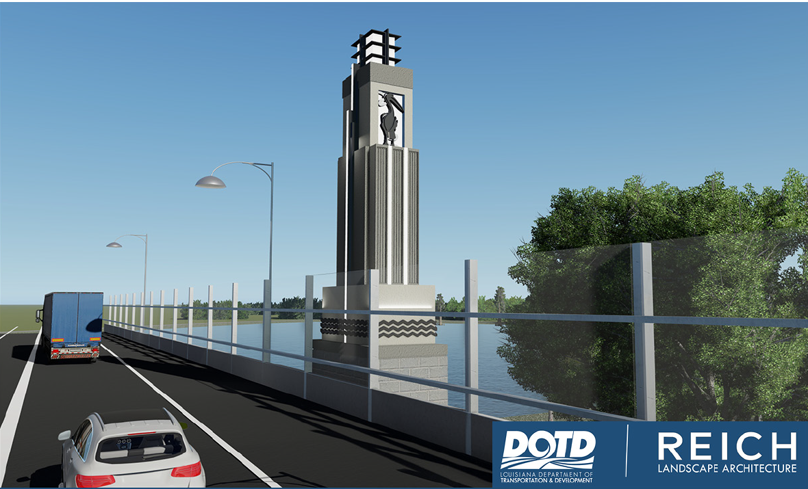 Option A bridge monument